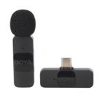 f Boya Ultra-Compacte Draadloze Microfoon BY-V10 voor Android