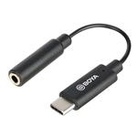 f Boya Universele Adapter BY-K4 3,5mm TRS naar USB-C