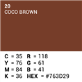 Superior Achtergrondpapier 20 Coco Brown 1,35 x 11m