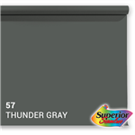 f Superior Achtergrondpapier 57 Thunder Grey 1,35 x 11m