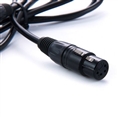 Rolux 4-Pins XLR Female met 4 Pins Male Connector RL-C7