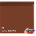 Superior Achtergrondpapier 20 Coco Brown 1,35 x 11m