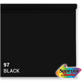 Superior Achtergrondpapier 97 Black 3,56 x 15m
