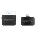 Boya 2.4 GHz Dasspeld Microfoon Draadloos BY-M1LV-U voor USB-C