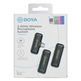 Boya 2.4 GHz Dasspeld Microfoon Draadloos BY-WM3T2-U2 voor USB-C