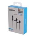 Boya Duo Clip-on Lavalier Microfoon BY-M3D voor USB-C