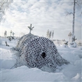 Buteo Photo Gear 3D leafs Camouflagenet Sneeuw 2,4x3 m