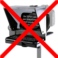 StudioKing Teleprompter Autocue TEP01 voor Smartphones
