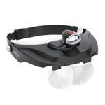 f Carson Hoofdloep PRO Series MagniVisor Deluxe met LED en 4 lenzen