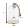 Clayre Eef Stolp 6GL2222 Transparent 17x29 cm