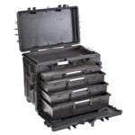 f Explorer Cases 5140 Trolley Zwart met Plukschuim Lades