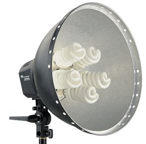 f Falcon Eyes Lamp + Reflector 40cm LHD-5250F 5x28W