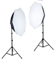 Falcon Eyes Productfoto-Set met 120x120x120 Opnametent en Verlichting 2200W