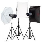f Falcon Eyes Studioflitsset TFK-3400L met LCD Scherm