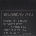 Falcon Eyes Voeding SP-AC16.8-5A 3 Pin Oude Type