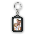 Zep Foto Sleutelhanger Dubbel AP35BK Black 2x 35x45 mm
