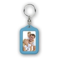 Zep Foto Sleutelhanger Dubbel AP35LB Light Blue 2x 35x45 mm