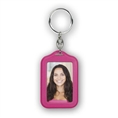 Zep Foto Sleutelhanger Dubbel AP35PK Pink 2x 35x45 mm