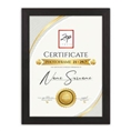 Zep V4729B Certificate Black 29,7x42 cm