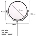 Falcon Eyes Bi-Color LED Lamp Sophiez SO-108TDX op 230V