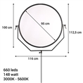 Falcon Eyes Bi-Color LED Lamp Sophiez SO-148TDX op 230V