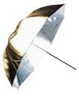 f Linkstar Flitsparaplu PUK-84GS Zilver/Goud 100 cm (Omkeerbaar)