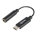 Boya Universele Adapter BY-K4 3,5mm TRS naar USB-C