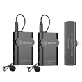 Boya 2.4 GHz Duo Lavalier Microfoon Draadloos BY-WM4 Pro-K4 voor iOS