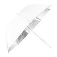 Falcon Eyes Flitsparaplu UR-60S Zilver/Wit 152 cm