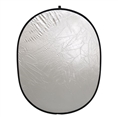 Linkstar Reflectiescherm 2 in 1 R-6090SW Zilver/Wit 60x90 cm
