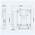 Rolux Mini V-Mount Battery Plate RL-AC12S