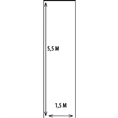 StudioKing Achtergrond Super Flexiglass 1,45 x 5 m