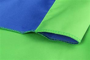 f StudioKing Achtergronddoek 2,7x5 m Blauw/Groen