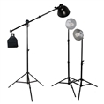 StudioKing Daglicht Set 3x85W met Boomarm