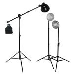 f StudioKing Daglicht Set 3x85W met Boomarm