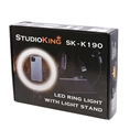 StudioKing LED Vlog Set SK-K190 met Ringlamp en Microfoonhouder