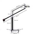 StudioKing Professionele Boomarm + Statief FPT-3601