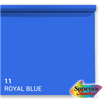 f Superior Achtergrondpapier 11 Royal Blue Chroma Key 2,72 x 11m
