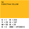 Superior Achtergrondpapier 14 Forsythia Yellow 1,35 x 11m