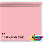 f Superior Achtergrondpapier 17 Carnation Pink 1,35 x 11m