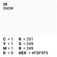 Superior Achtergrondpapier 28 Snow 2,72 x 11m