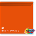 Superior Achtergrondpapier 39 Bright Orange 1,35 x 11m