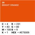 Superior Achtergrondpapier 39 Bright Orange 1,35 x 11m