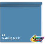 f Superior Achtergrondpapier 41 Marine Blue 1,35 x 11m