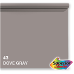 f Superior Achtergrondpapier 43 Dove Grey 1,35 x 11m