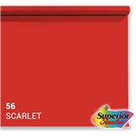 f Superior Achtergrondpapier 56 Scarlet 1,35 x 11m