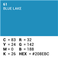 Superior Achtergrondpapier 61 Blue Lake 2,72 x 11m