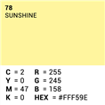 Superior Achtergrondpapier 78 Sunshine 1,35 x 11m