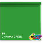 f Superior Achtergrondpapier 85 Chroma Key Green 3,56 x 15m