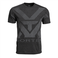 Vortex Charcoal Heather Oversize Logo T-shirt Maat L
